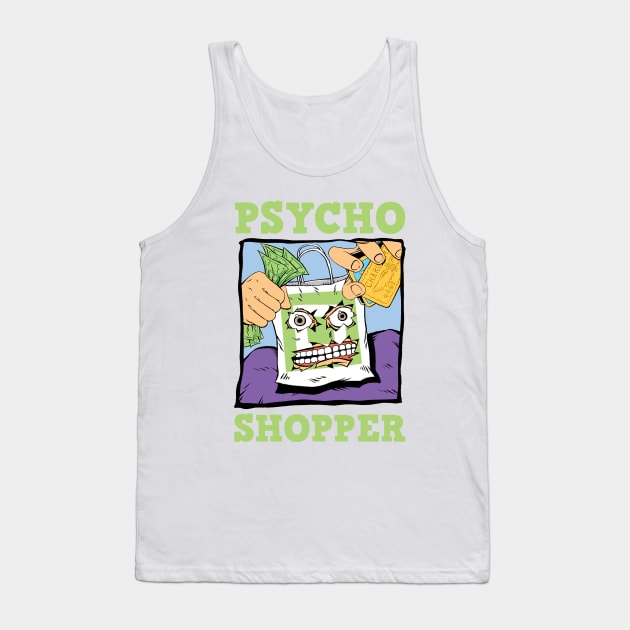 Psycho Shopper Tank Top by Art-Man